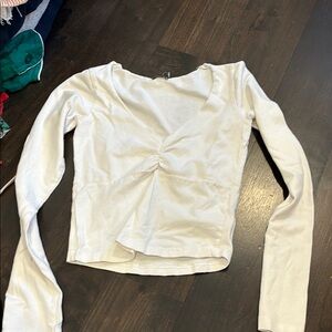Elegant White Long Sleeve Top